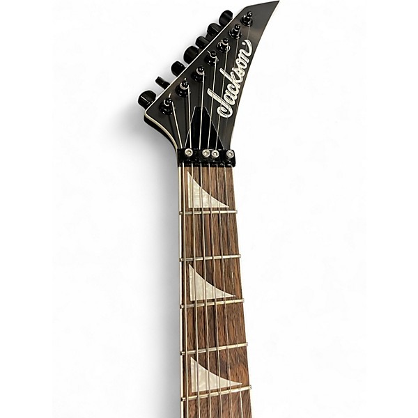 Used Jackson KING V KVX MG7 Black and Grey Solid Body Electric Guitar