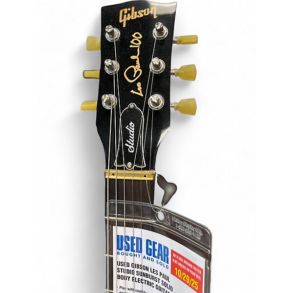 Used Gibson Les Paul Studio SUNBURST Solid Body Electric Guitar