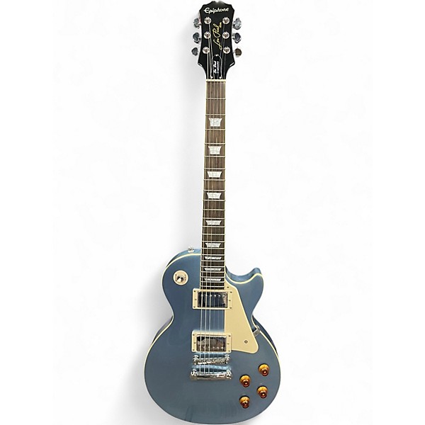 Used Epiphone Les Paul Standard Metallic Blue Solid Body Electric Guitar
