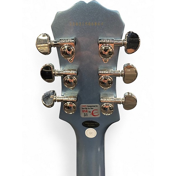 Used Epiphone Les Paul Standard Metallic Blue Solid Body Electric Guitar