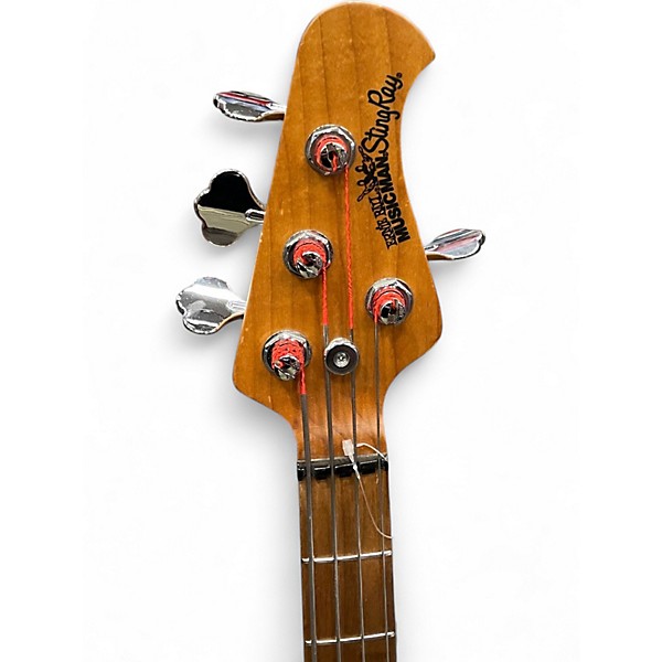 Used 2020s Ernie Ball Stingray HH 4 String Candy Apple Red Electric Bass Guitar