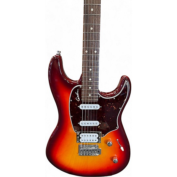 Used Godin SESSION LTD CHERRY BURST Solid Body Electric Guitar