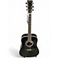 Used Martin D35JC Johnny Cash Left Handed Black Acoustic Guitar thumbnail