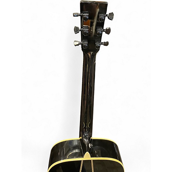 Used Martin D35JC Johnny Cash Left Handed Black Acoustic Guitar