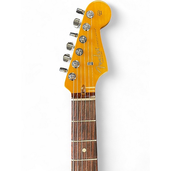 Used 2024 Fender AMERICAN PROFESSIONAL II THINLINE STRATOCASTER White Blonde Hollow Body Electric Guitar