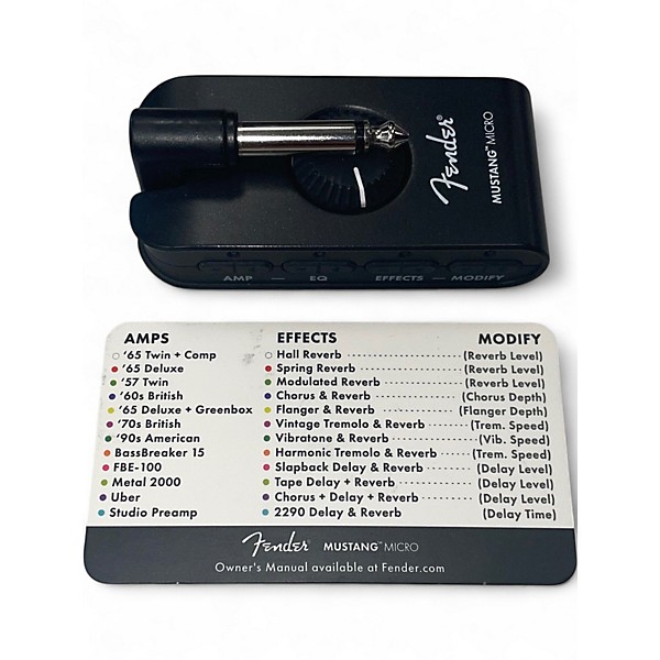 Used Fender MUSTANG MICRO Battery Powered Amp