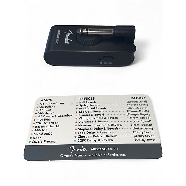 Used Fender MUSTANG MICRO Battery Powered Amp