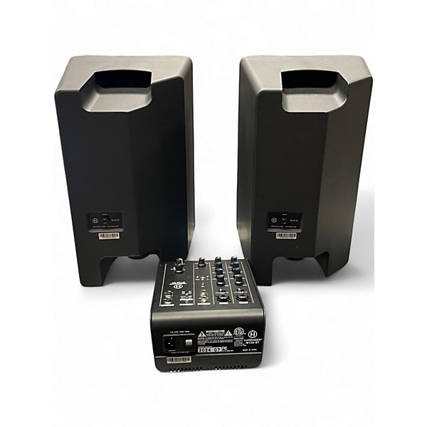 Used Harbinger M100BT Portable PA w/Bluetooth and Carry Bags 8" Mains Sound Package