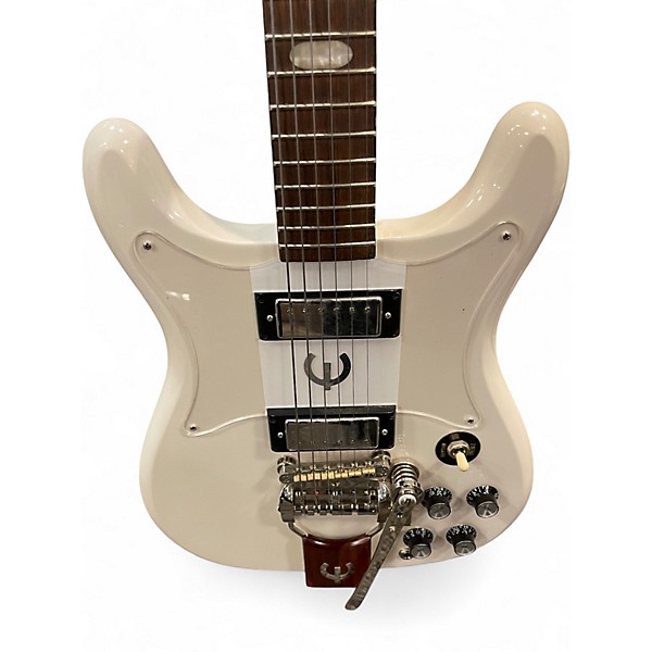 Used Epiphone 50th Anniversary 1962 Reissue Crestwood Custom White Solid Body Electric Guitar