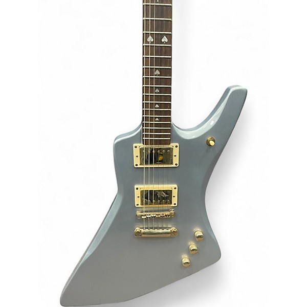 Used HardLuck Kings LADY LUCK SILVER Solid Body Electric Guitar