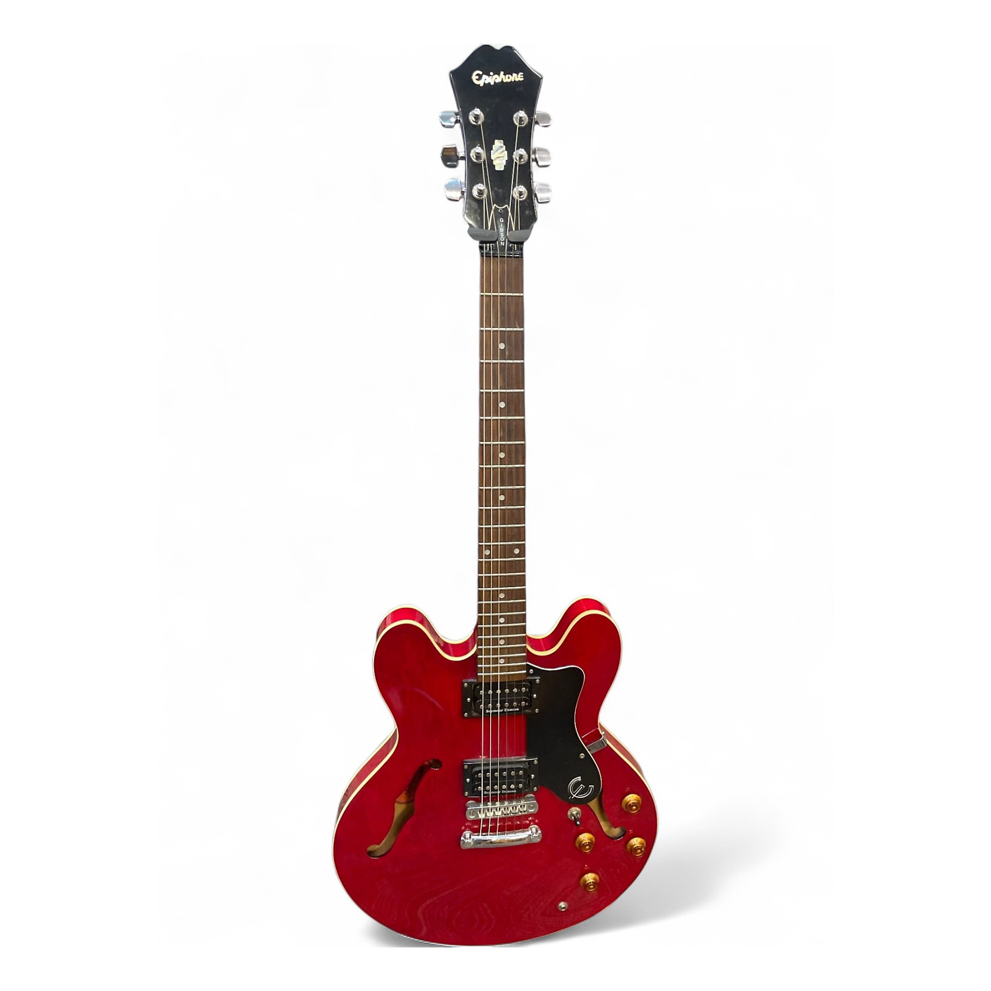 Used Epiphone DOT CHERRY Hollow Body Electric Guitar CHERRY