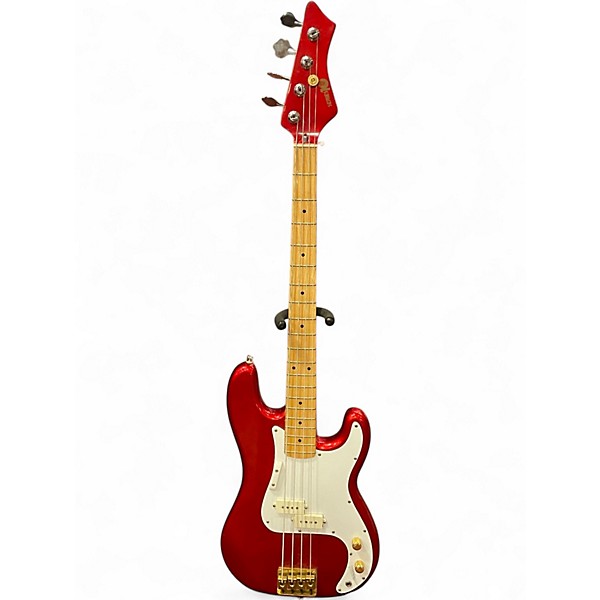 Used Series 10 By Bently P BASS Candy Apple Red Electric Bass Guitar