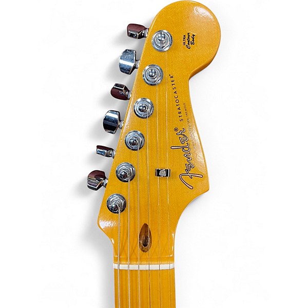 Used Fender American Ultra Luxe vintage 50s stratocaste50's Stratocaster 2 Tone Sunburst Solid Body Electric Guitar