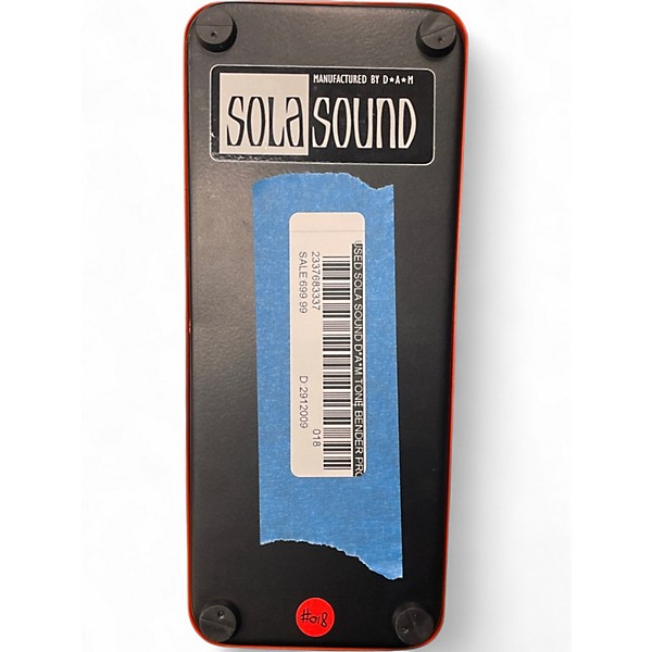 Used Sola Sound D*A*M Tone Bender Professional MKIV Effect Pedal