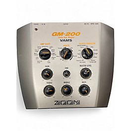 Used Zoom GM-200 Guitar Amp Modeler Effect Pedal Package