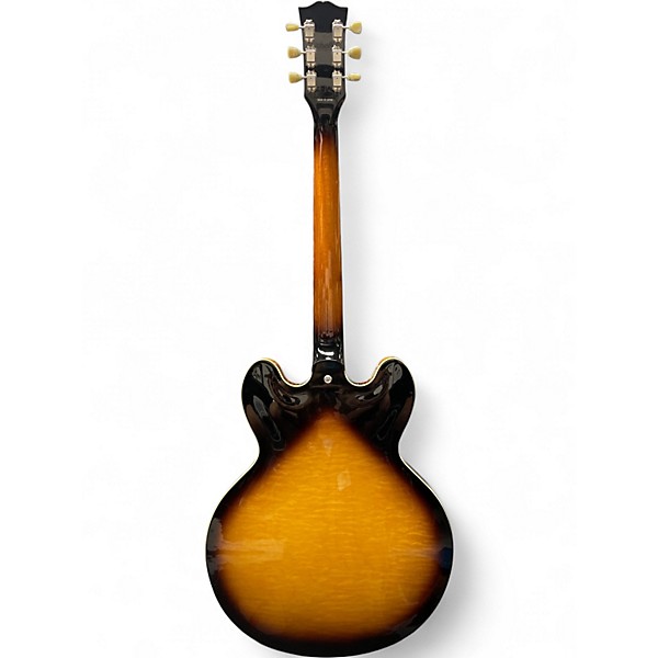 Used Tokai ES-201F Vintage Sunburst Hollow Body Electric Guitar