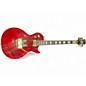 Used Epiphone ALEX LIFESON LES PUAL CUSTOME AXCESS RUBY RED Solid Body Electric Guitar thumbnail
