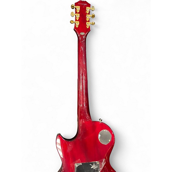 Used Epiphone ALEX LIFESON LES PUAL CUSTOME AXCESS RUBY RED Solid Body Electric Guitar