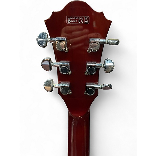 Used Ibanez AS73 Artcore Transparent Cherry Red Hollow Body Electric Guitar