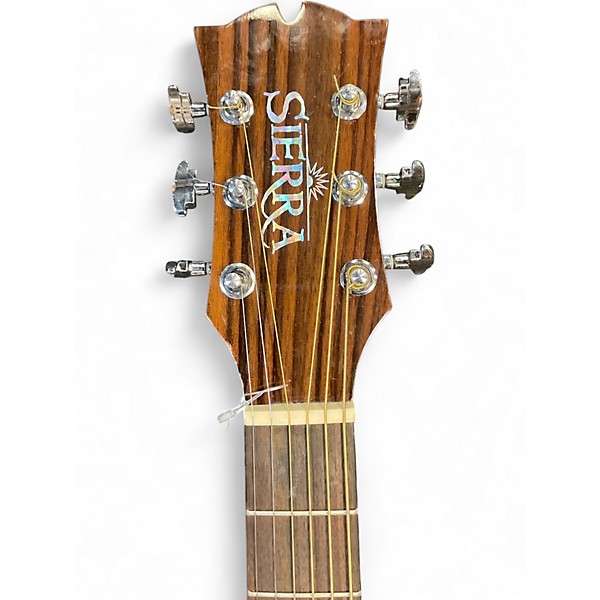 Used Sierra sd35lce Natural Acoustic Electric Guitar