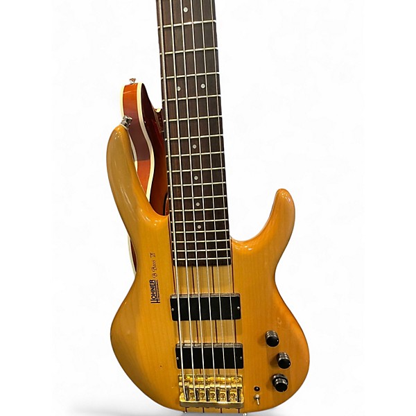 Used Hohner B BASS VI Brown Electric Bass Guitar