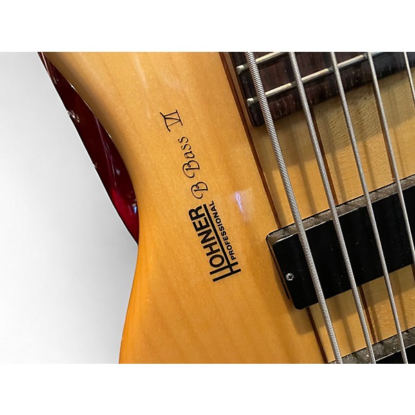 Used Hohner B BASS VI Brown Electric Bass Guitar