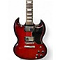Used Gibson 1961 Reissue SG Dark Cherry Burst Solid Body Electric Guitar