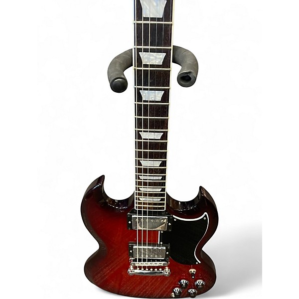 Used Gibson 1961 Reissue SG Dark Cherry Burst Solid Body Electric Guitar