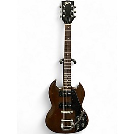 Vintage 1970s Gibson SG Pro Brown Solid Body Electric Guitar