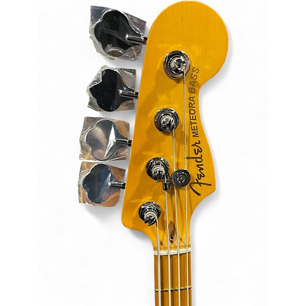 Used Fender American Ultra II Meteora Metallic Green Electric Bass Guitar