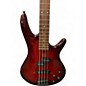 Used Ibanez GSR200SM Crimson Red Burst Electric Bass Guitar