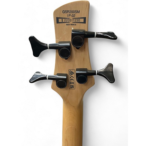 Used Ibanez GSR200SM Crimson Red Burst Electric Bass Guitar