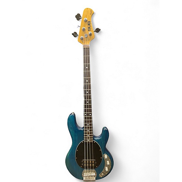 Used Sterling by Music Man Sub 4 Ocean Blue Electric Bass Guitar