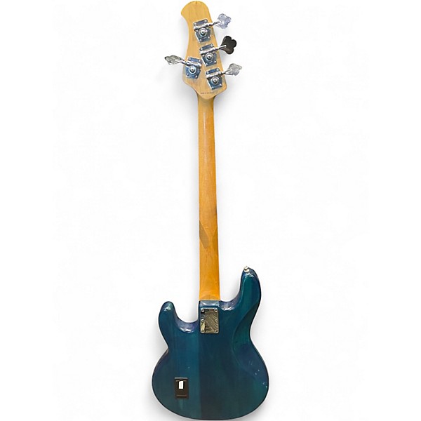 Used Sterling by Music Man Sub 4 Ocean Blue Electric Bass Guitar