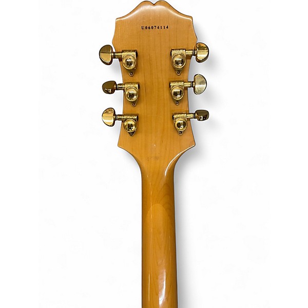 Used Epiphone Sheraton Natural Hollow Body Electric Guitar