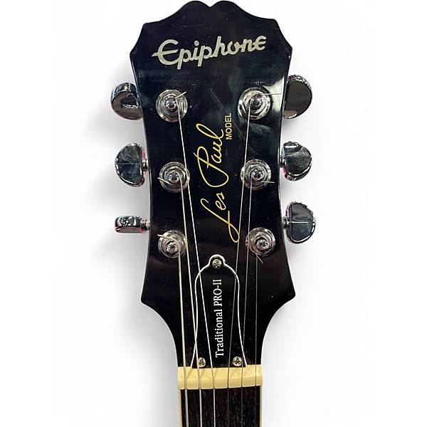 Used Epiphone Les Paul Traditional PRO II Ocean Blue Solid Body Electric Guitar