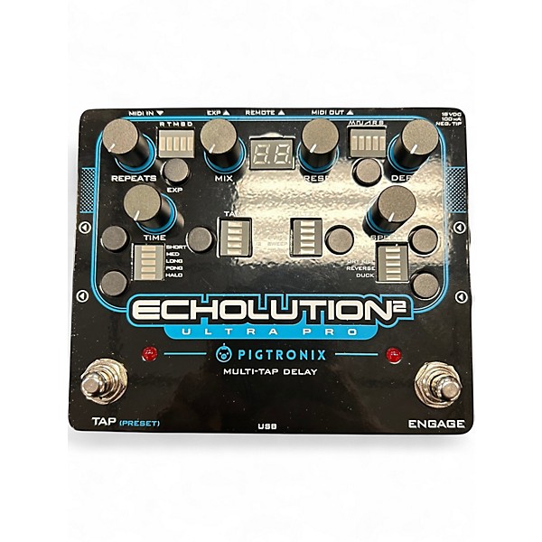 Used Pigtronix Echolution 2 Ultra Pro Analog Delay Effect Pedal