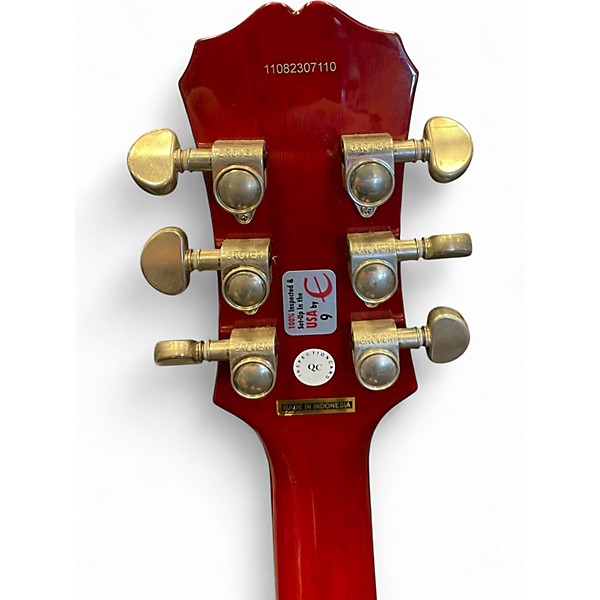 Used Epiphone Nighthawk Custom Reissue 3 Color Sunburst Solid Body Electric Guitar