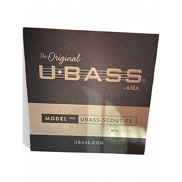 Used Kala U-Bass Scout FS Natural Acoustic Bass Guitar