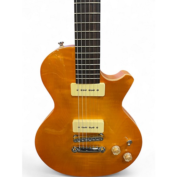 Used CMG Guitars Ashlee Yellow Solid Body Electric Guitar