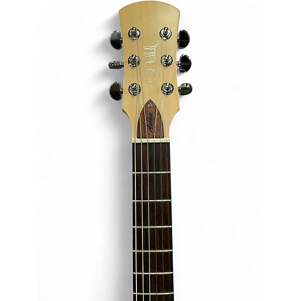 Used CMG Guitars Ashlee Yellow Solid Body Electric Guitar