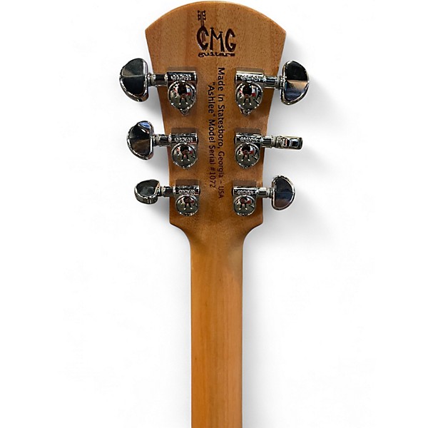 Used CMG Guitars Ashlee Yellow Solid Body Electric Guitar