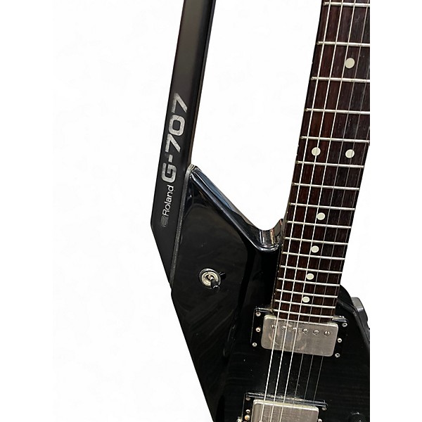 Used 1980s Roland G-700 w/G-707 Black Solid Body Electric Guitar