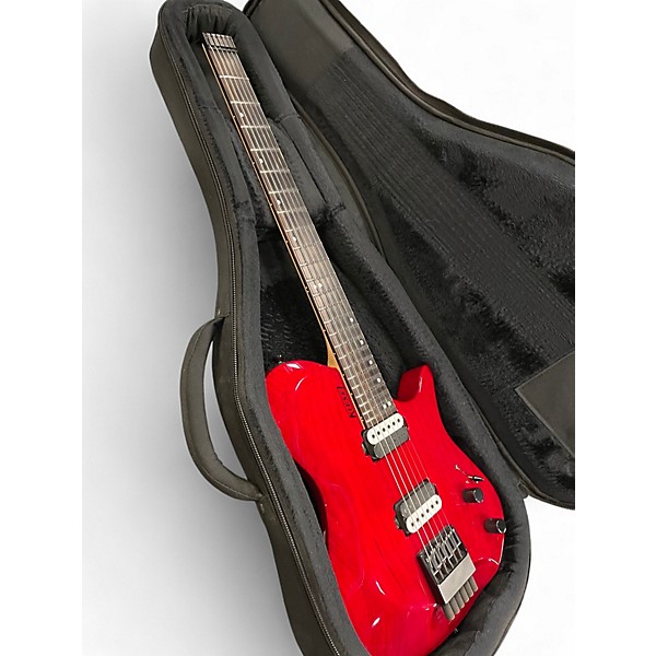Used Kiesel ZEUS Trans Red Solid Body Electric Guitar