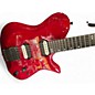 Used Kiesel ZEUS Trans Red Solid Body Electric Guitar