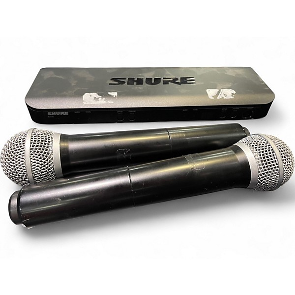 Used Shure BLXD PG58 DUAL WIRELESS Handheld Wireless System