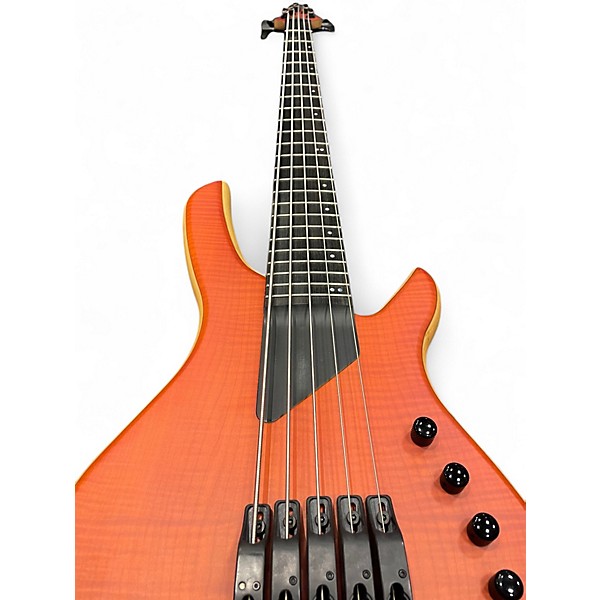 Used Willcox SABRE 5 LIGHTWAVE TRANSPARENT VIOLIN Electric Bass Guitar