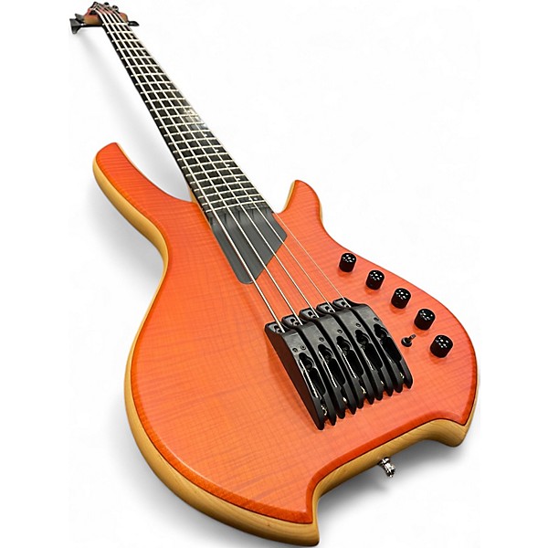 Used Willcox SABRE 5 LIGHTWAVE TRANSPARENT VIOLIN Electric Bass Guitar