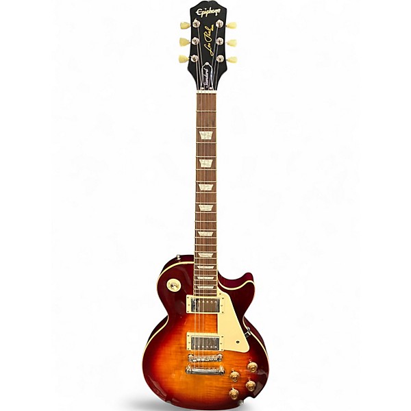 Used Epiphone Les Paul Standard Cherry Sunburst Solid Body Electric Guitar