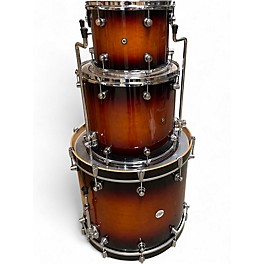 Used DW 3 Piece Design Series Tobacco Burst Drum Kit